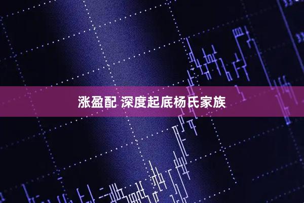 涨盈配 深度起底杨氏家族