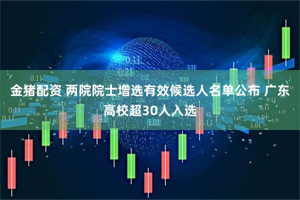 金猪配资 两院院士增选有效候选人名单公布 广东高校超30人入选